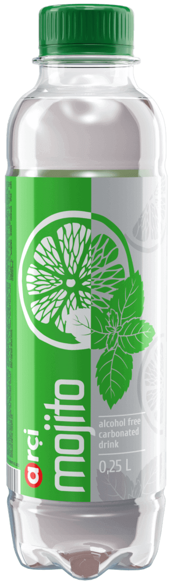 premium carbonated drink - mojito 0.25l